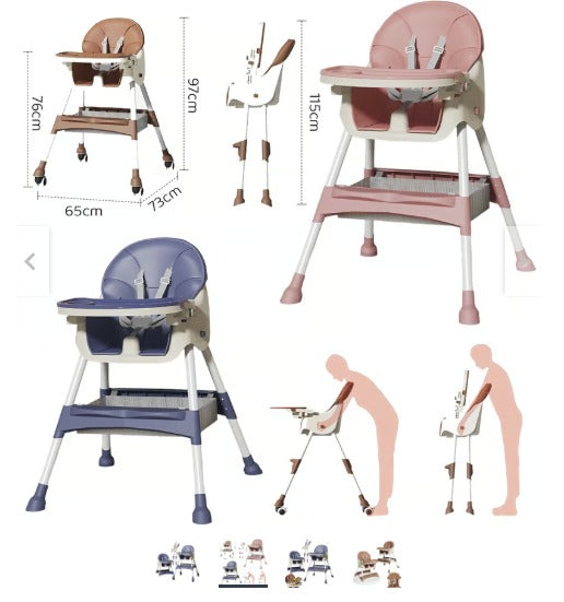 Silla comedor bebe 3en1
